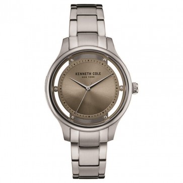 Kenneth Cole Ladies Womens Transparent Wrist Watch 10030795