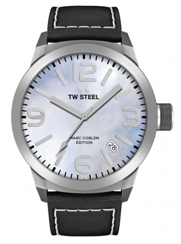 TW Steel Marc Coblen Black & Blue Mens Gents Wrist Watch TWMC2