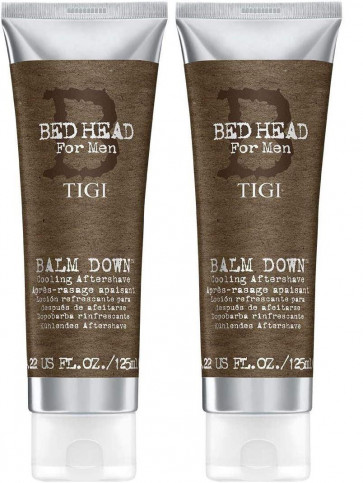 Bed Head for Men by Tigi Balm Down Gents Cooling Aftershave Lotion 125 ml 2 Pack