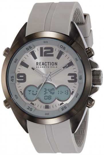 Kenneth Cole Reaction Grey & Silver Mens Gents Wrist Watch RK50488018