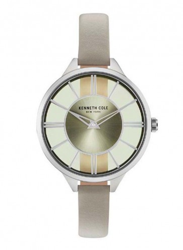 Kenneth Cole Silver & Grey Ladies Womens Wrist Watch KC50538006