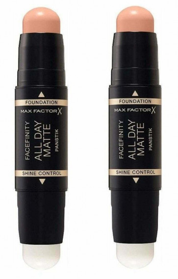 MAX FACTOR FACEFINITY ALL DAY PAN STIK WARM ALMOND 45 2 PACK