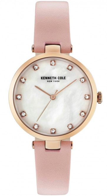 Kenneth Cole Ladies Womens Pink & White Wrist Watch KC50257005