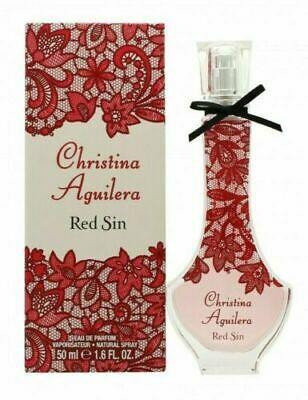 Christina Aguilera Ladies Womens Red Sin 50ml EDP Perfume Fragrance