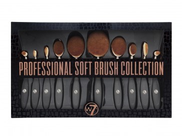 W7 Makeup Professional 10 Piece Soft Brush Collection Make UP Brush Set