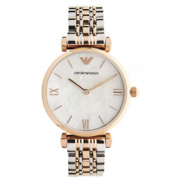 Emporio Armani Classic Mother of Pearl Ladies Stainless Steel Watch AR1683