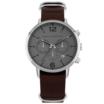 French Connection Black Mens Gents Wrist Watch FC1321BR