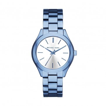 Michael Kors MK3674 Slim Runaway Ocean Blue Ladies Womens Wrist Watch
