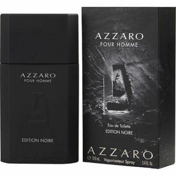 Azzaro Mens Gents Pour Homme Edition Noire EDT 100ml Aftershave Cologne Fragrance