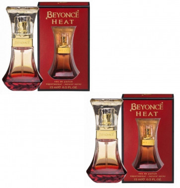 Beyonce Ladies Womens Heat 15ml EDP Fragrance Perfume 2 Pack