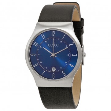 Skagen Men's Quartz Leather Stap Watch with Date 233XXLSLN