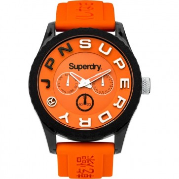 Superdry Gents Mens Tokyo Orange Anaologue  Wrist Watch SYG170O
