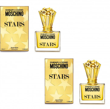 Moschino Ladies Womens Cheap And Chic Stars 50ml EDP Fragrance Perfume 2 Pack
