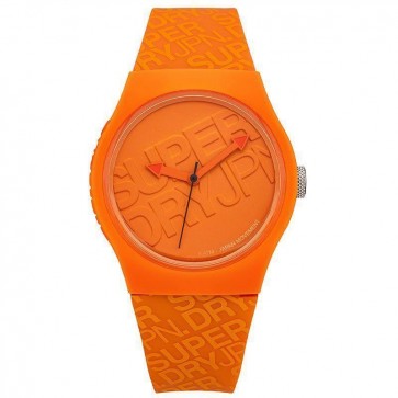 Superdry Mens Gents Orange Urban Quartz Wrist  Watch SYG169O