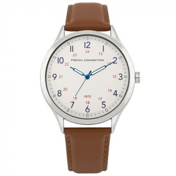 French Connection Brown Mens Gents Wrist Watch FC1287T