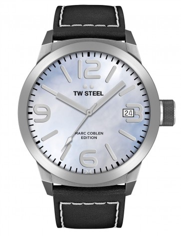 TW Steel Marc Coblen Blue & Black Mens Gents Wrist Watch TWMC23