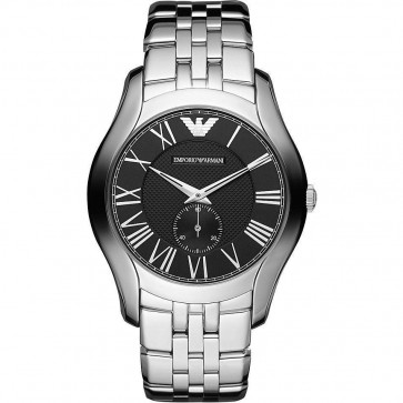 Emporio Armani Men's Watch Stainless Steel Bracelet Black Dial AR1706