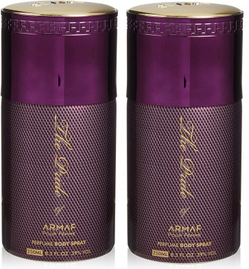 ARMAF Ladies Womens The Pride Of Armaf Purple Body Spray 250ml 2 Pack