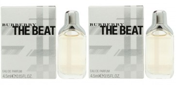 Burberry Ladies Womens The Beat EDP Fragrance 4.5ml Mini Twin Pack
