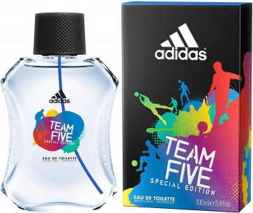 Adidas Team Five EDT Spray 100 ml Mens Gents Fragrance Aftershave Cologne