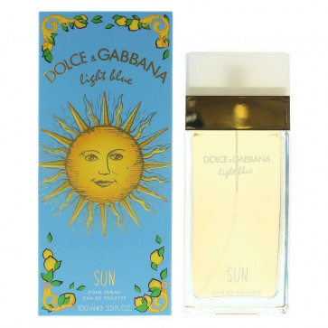 Dolce & Gabbana Light Blue Sun 100ml EDT Ladies Womens Fragrance Perfume