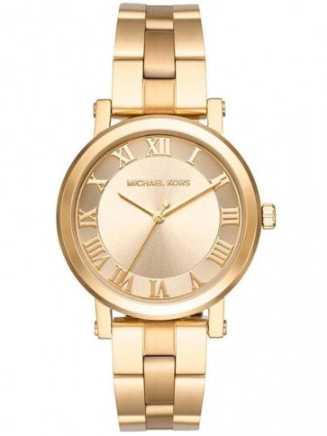 Michael Kors Ladies Womens Norie Gold Tone Wrist Watch MK3560