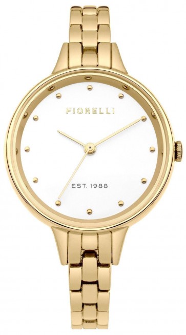 Fiorell Womens Ladies Wrist Watch White Dial FO038GM