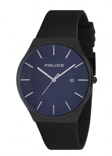 Police Mens  Gent Horizon Wrist Watch Leather Strap Black 15045JBCB/02PA