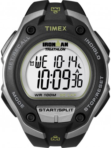 Timex Mens Gents Quartz Watch With Black Silicone Strap T5K412