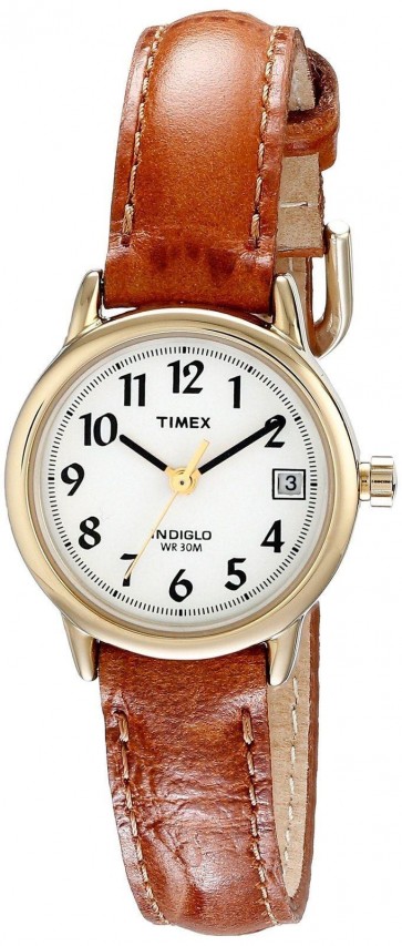 Timex Women's Ladies Quartz Watch With White Dial T2J761