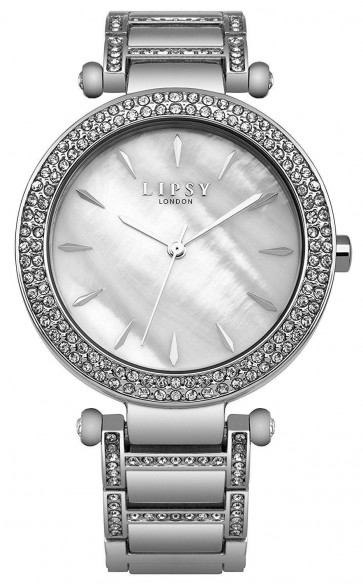 Lipsy Womens Ladies Wrist Watch Silver Dial Grey Face Watch LP557