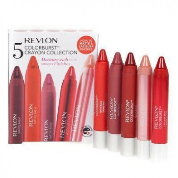 Revlon Colorburst Crayon Lip Balms 5 pack