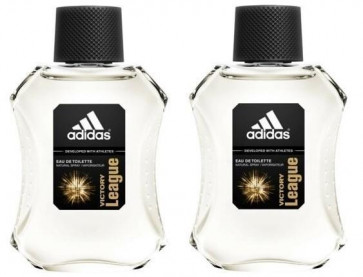 Adidas Mens Gents Victory League EDT 100ml Aftershave Fragrance 2 pack