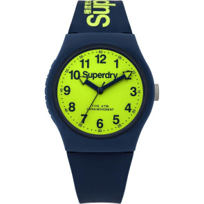 Superdry Mens Gents Quartz Green Blue Wrist Watch SDSYG164UN
