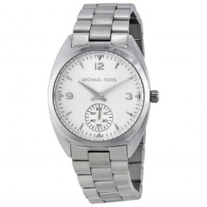 Michael Kors Callie Wrist Watch Stainless Steel Strap Silver Dial MK3342