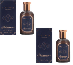 Ted Baker Mens Gents Skinwear Limited edition 100ml EDT Aftershave Fragrance 2 Pack