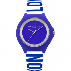 Daisy Dixon Women's Ladie's Quartz Watch With Blue Silicone Strap DD040U