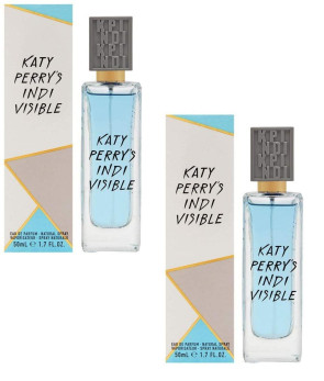 Katy Perry Ladies Womens Indi-Visible 50ml EDP Perfume Fragrance 2 Pack