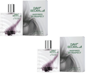 David Beckham Mens Gents Inspired By Respect Aftershave Lotion 60ml Fragrance 2 Pack