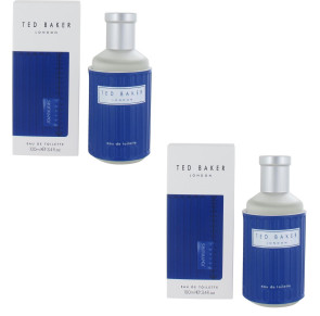 Ted Baker Mens Gents Skinwear Blue EDT 100ml Fragrance Cologne Aftershave 2 Pack