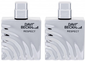 David Beckham Mens Gents Respect 90ml EDT Aftershave Cologne Fragrance 2 Pack