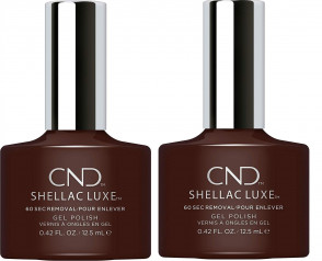 CND SHELLAC LUXE Ladies Womens Nail Varnish Fedora 2 Pack