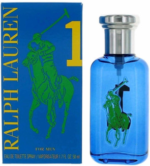 Ralph Lauren Mens Gents Big Pony Collection 1-Blue 50ml EDT Fragrance Aftershave