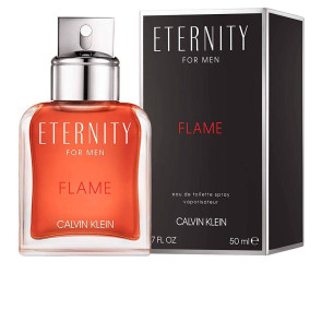 Calvin Klein Mens Gents Eternity Flame for Him 50ml EDT Fragrance Aftershave Cologne