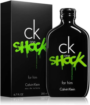 Calvin Klein Mens Gents Ck One Shock Man 200ml EDT Aftershave Cologne Fragrance