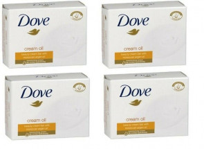 DOVE LADIES WOMENS 100G SOAP CREAM OIL 8 Pack (2x4)
