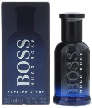 Hugo Boss Mens Gents Bottled Night 30ml EDT Aftershave Cologne Fragrance