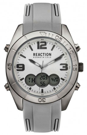 Kenneth Cole Reaction White & Grey Mens Gents Wrist Watch RK50599002